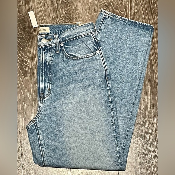 Host pick 🎉 NWT Madewell Size 27 Perfect Vintage Straight Jean in Seyland Wash - Picture 4 of 6